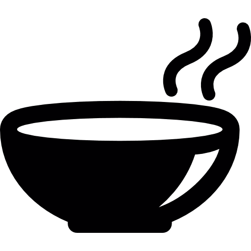 Hot soup bowl soup bowl hot icon