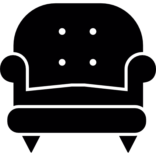 Vintage armchair couch indoor luxury icon