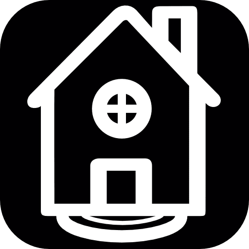 Home facade home building house icon