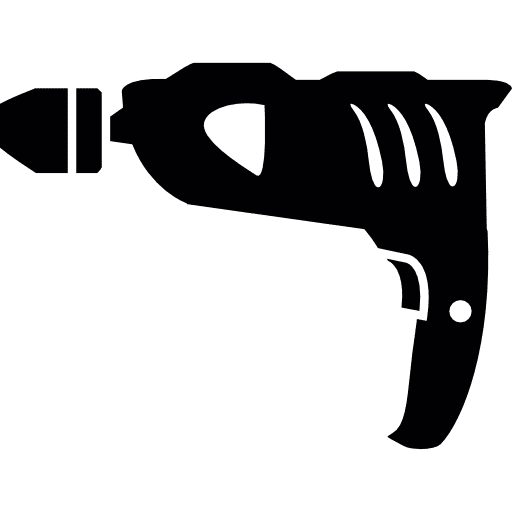 Drill making hole hole perforate drill icon