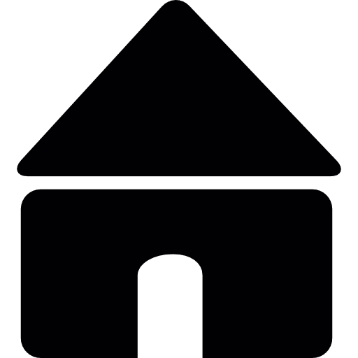 House home roof silhouette icon