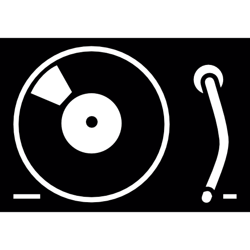 Record player vinyl music player record player icon