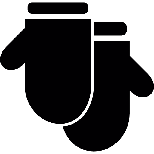 Wool gloves cold fashion winter icon