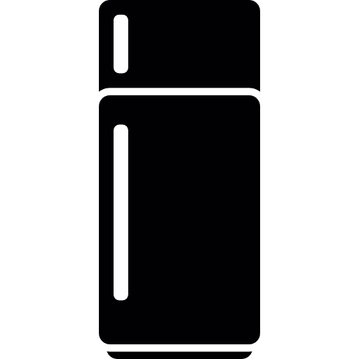 Big refrigerator  kitchen utensil fridge food icon