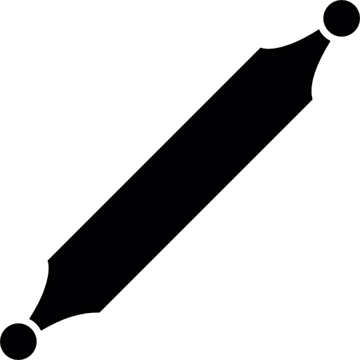 Rolling pin rolling pin food kitchen tools icon