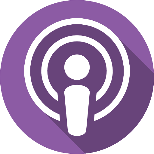 Podcast circular circle metrize icon
