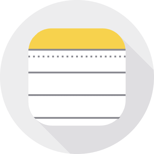 Notes notes note tools and utensils icon