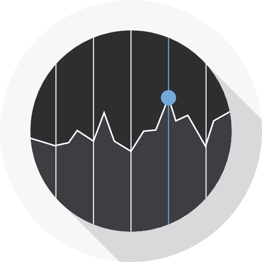 Stocks stocks line graphic seo and web icon