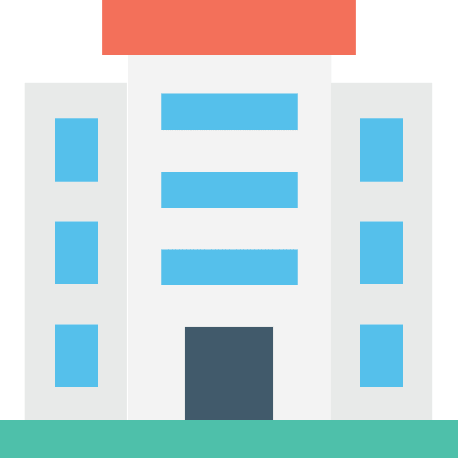 Building architectonic office block buildings icon