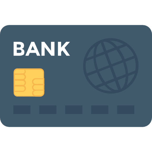 Credit card payment method business and finance pay icon