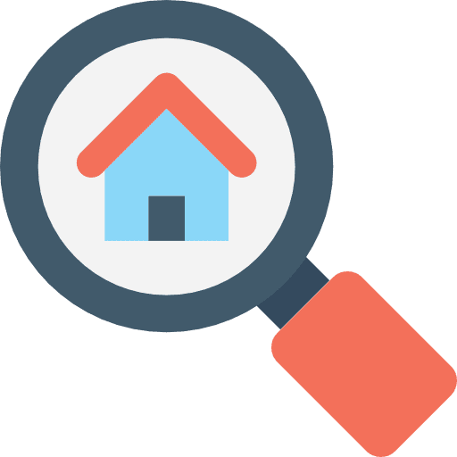 Search real estate home search icon
