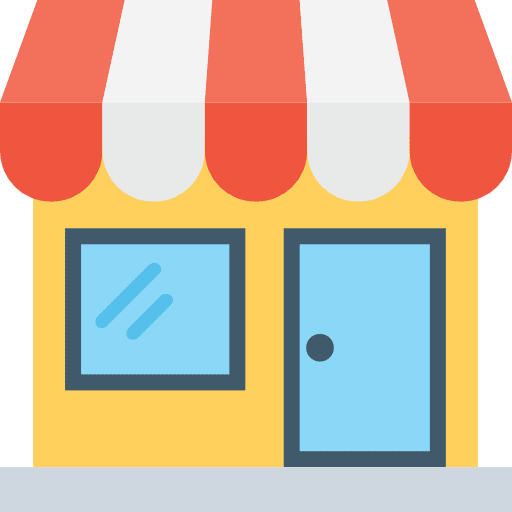 Shop shop food commerce and shopping icon