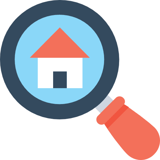 Real estate house property construction icon