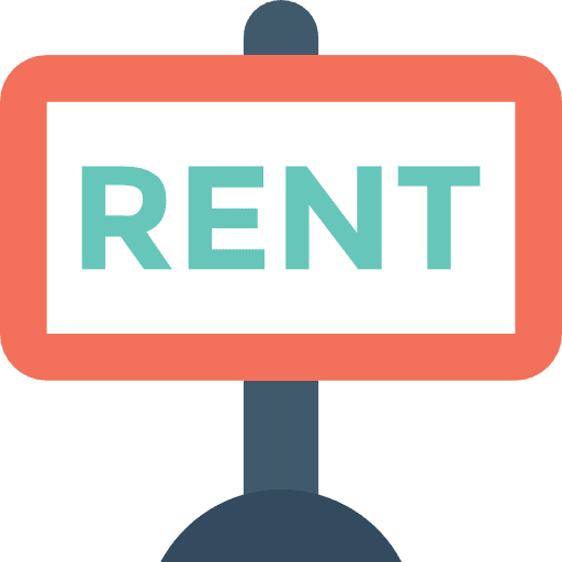 Rent lease real estate rent icon