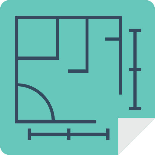 Blueprint map buildings blueprint icon