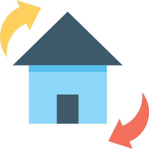 House real estate home construction icon