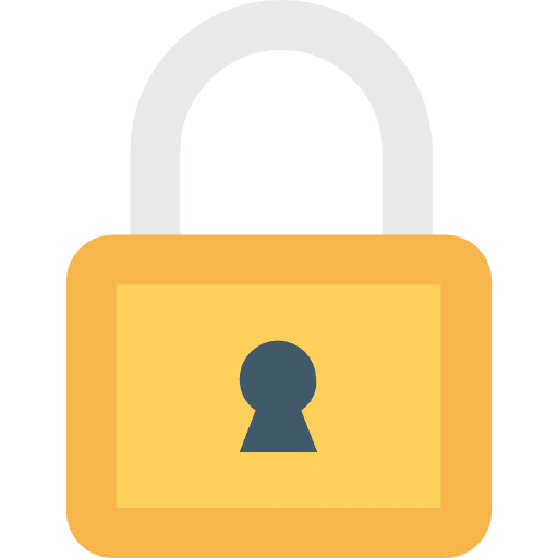 Padlock padlock locked tools and utensils icon