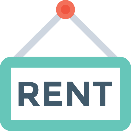 Rent rent signal lease icon