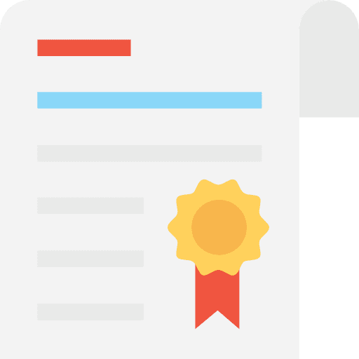 Contract contract business and finance interface icon