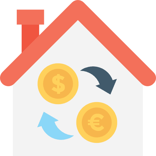 House buildings real estate house icon