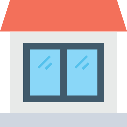 House real estate construction property icon
