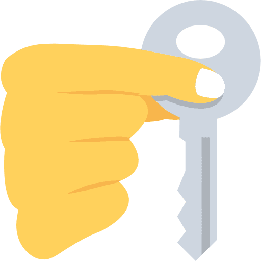 Key pass passkey security icon