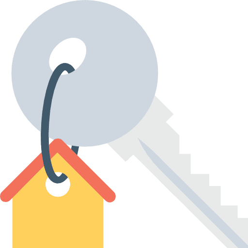 Key passkey door key security icon