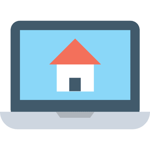 Laptop technology computing electronics icon