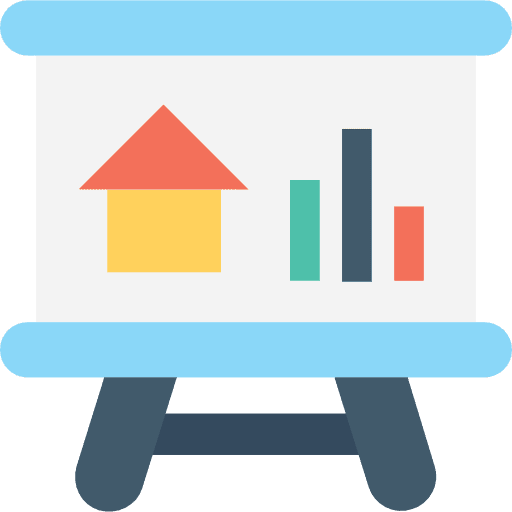 Presentation financial business chart icon