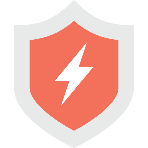 Shield weapons shield security icon