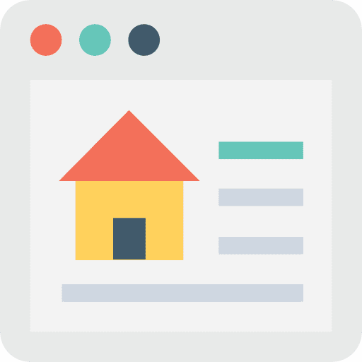 Browser browser computing real estate icon