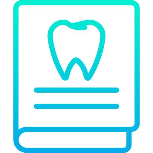 Book medical dental healthcare and medical icon