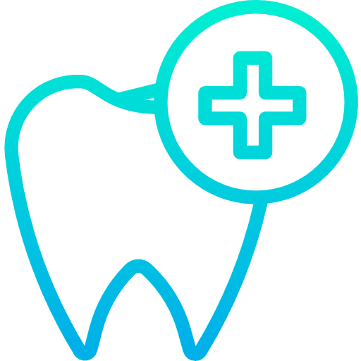 Dental care dental care medical white teeth icon