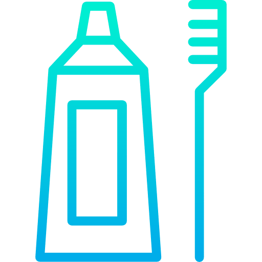 Toothbrush bathroom healthcare and medical dentist icon