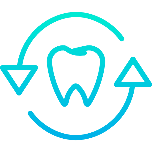 Medical assistance arrows dental healthcare and medical icon