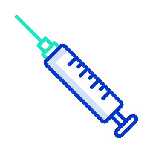 Anesthesia medical injection drugs icon