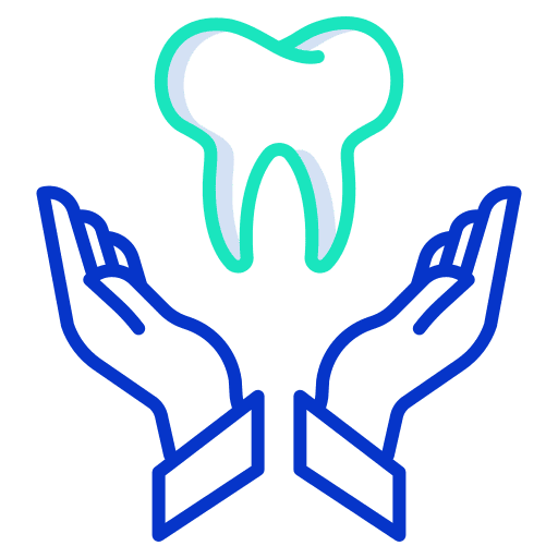 Dental care healthcare and medical hygienic hygiene icon