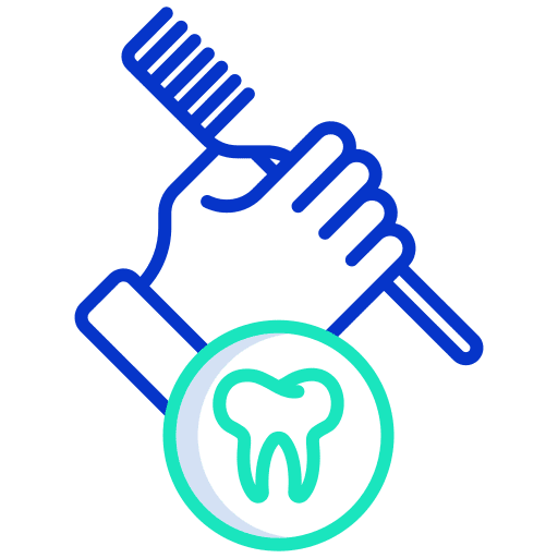 Tooth brush teeth tooth paste hygiene icon
