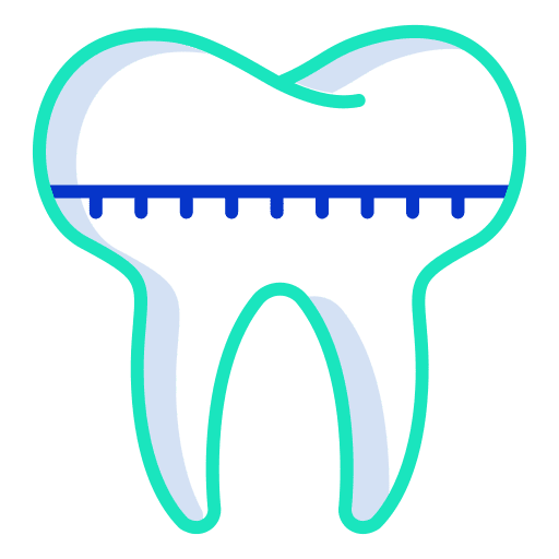 Braces dentist medical braces icon