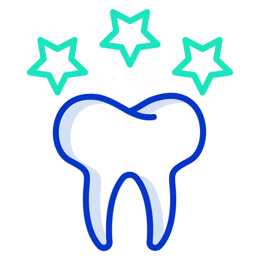 Dental care dental care clear tooth icon