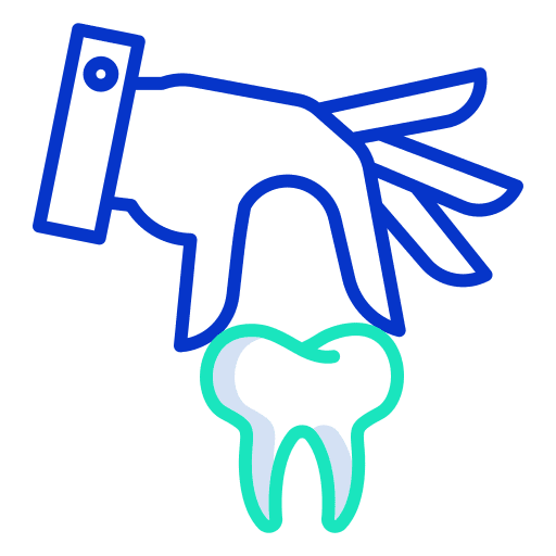 Extract mouth extract dental icon