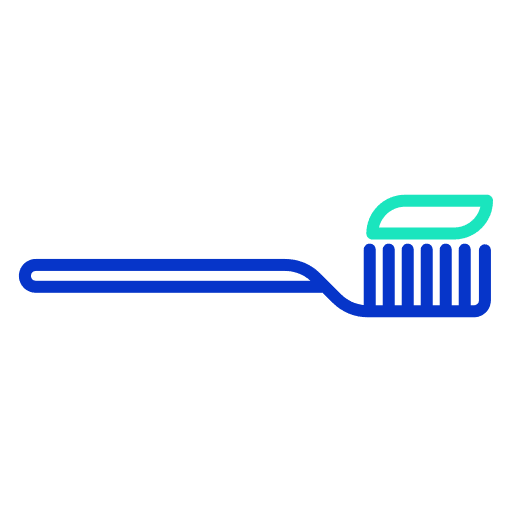 Tooth brush washing tooth paste teeth icon