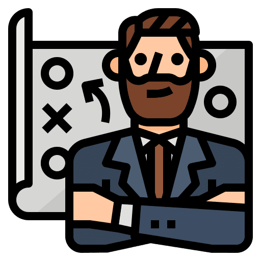 Manager occupation manager professions and jobs icon