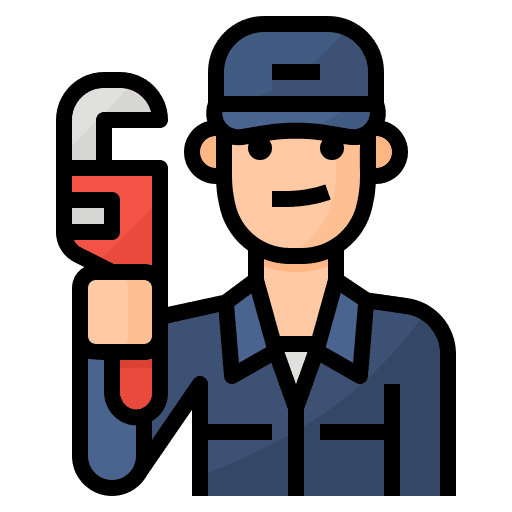 Plumber man occupation profession icon