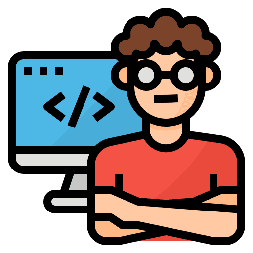 Programmer coding occupation job icon
