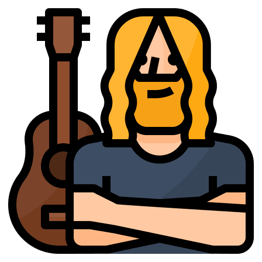 Musician profession musician people icon