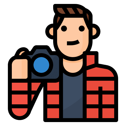 Photographer profession professions and jobs job icon