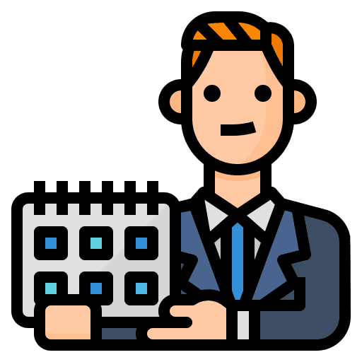 Salesman people professions and jobs man icon