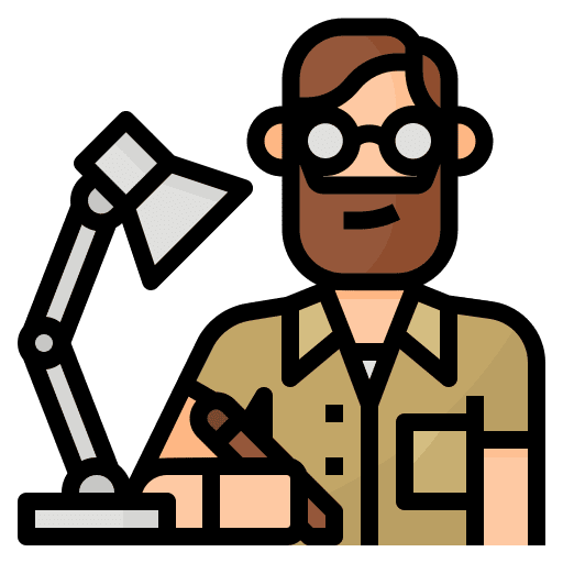 Writer avatar writer professions and jobs icon