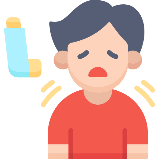 Asthma healthcare and medical asthma puffer icon Asthma healthcare and medical asthma puffer icon